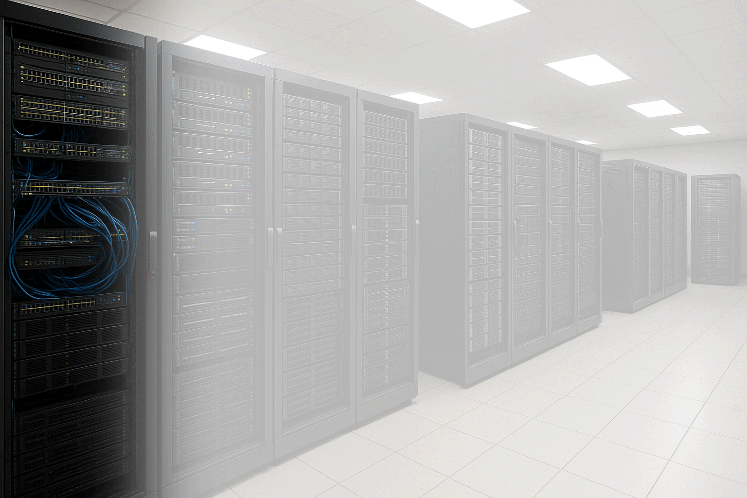 Bild eines Serverraums